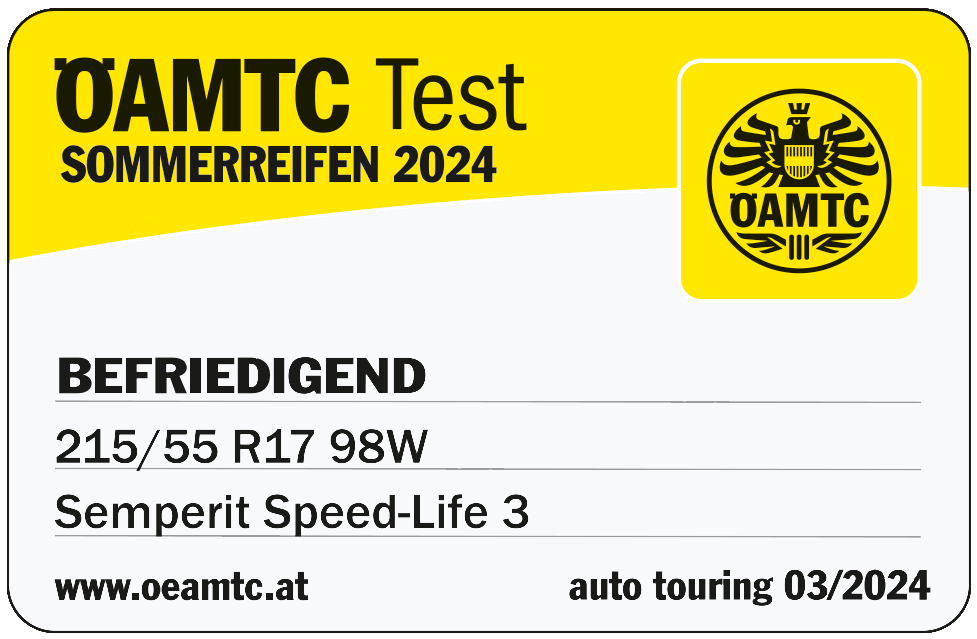 ÖAMTC Sommerreifentest 2024