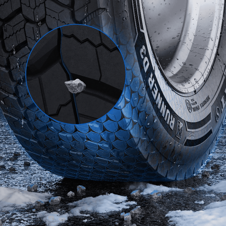 Semperit Runner D3 - Stone Protection technical detail