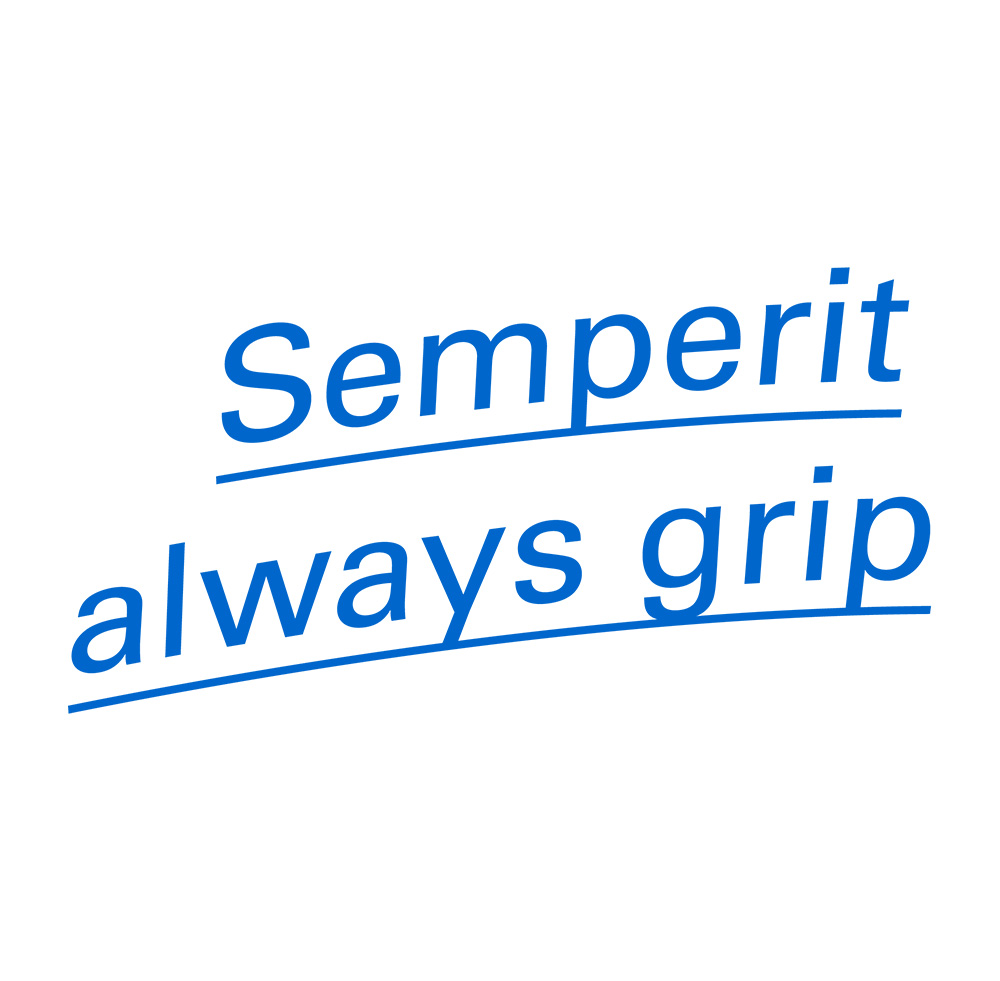Tagline "Semperit always grip"