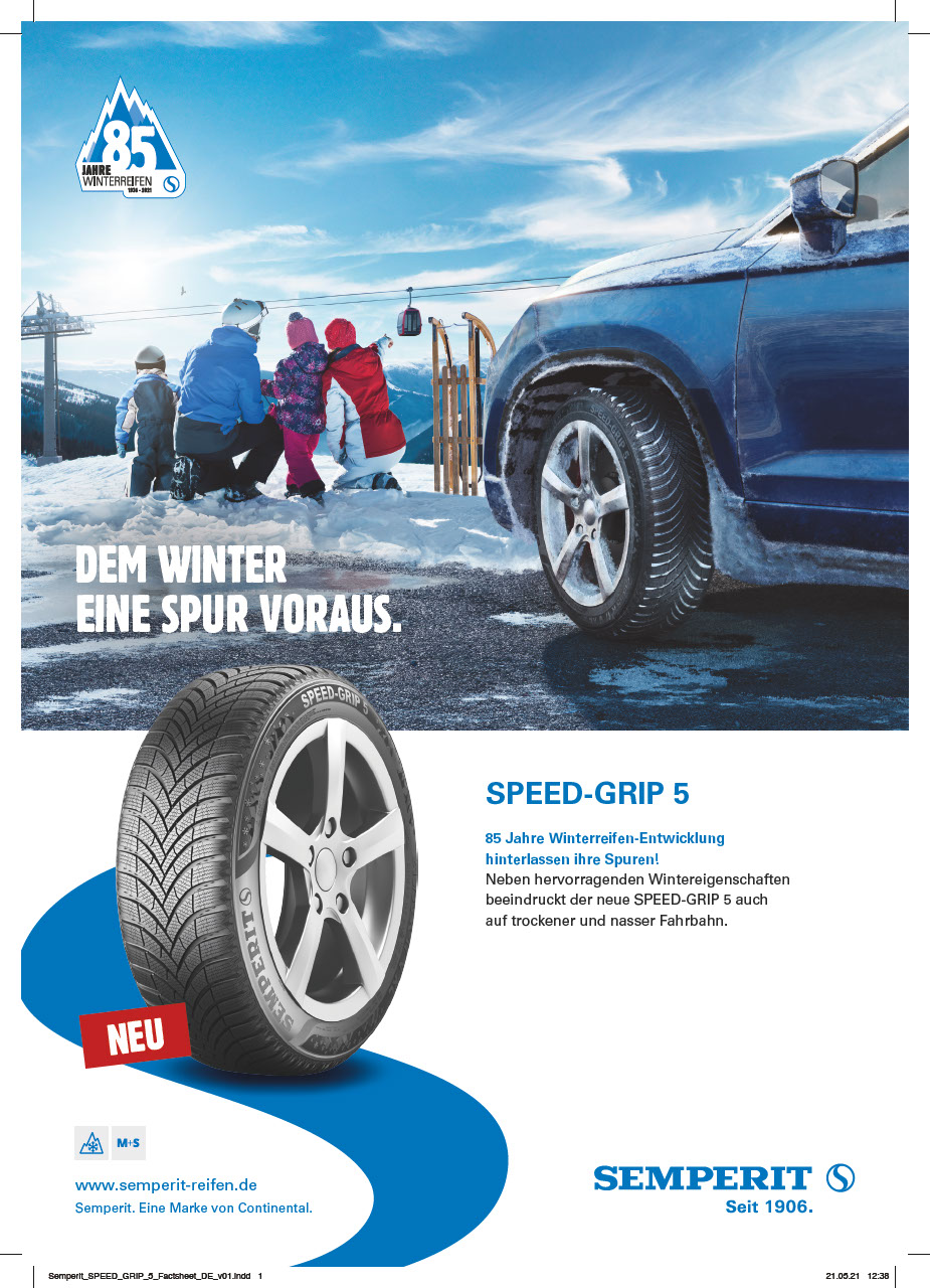 SPEED-GRIP 5 - Dem Winter eine Spur voraus | Semperit