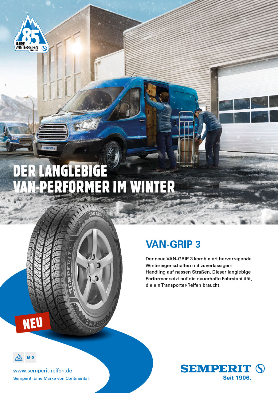 VAN-GRIP 3 - Der langlebige Van-Performer im Winter | Semperit